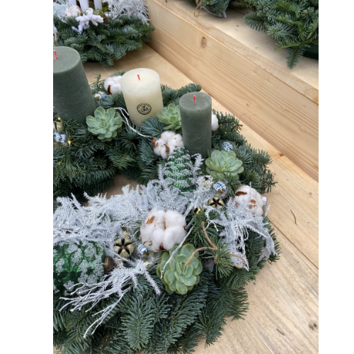 Adventní věnec "Christmas Elegance" Ø 40cm