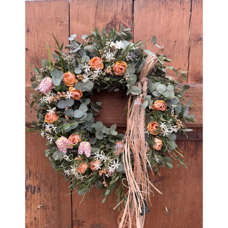 Věnec z Eucalyptu Květinová elegance průměr 30/40cm
